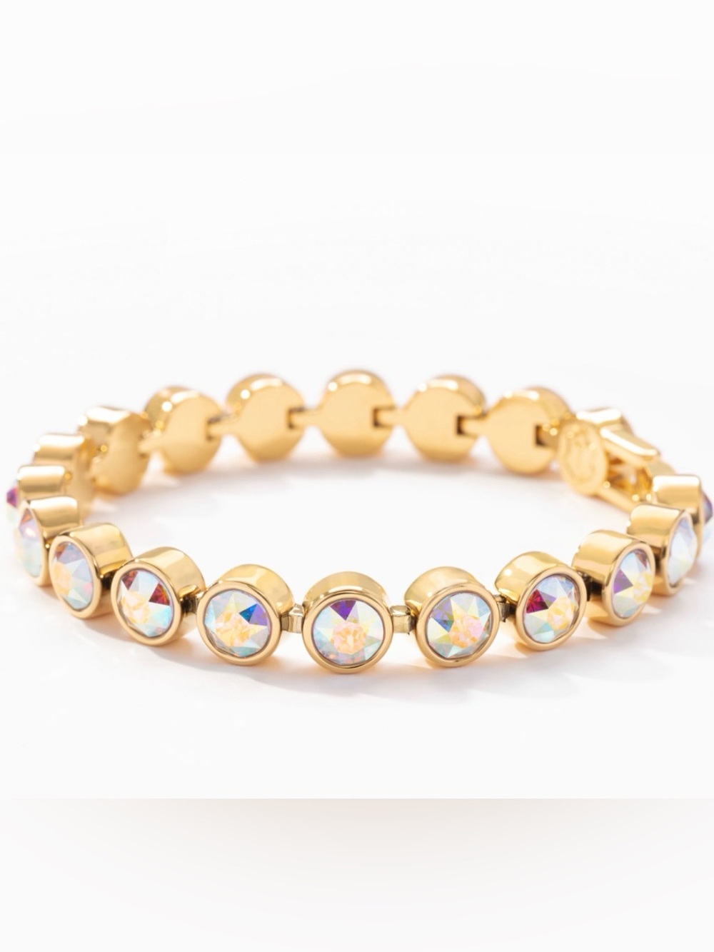 NWT Touchstone Crystal “Golden Crystal Aurora Borealis” Ice Bracelet